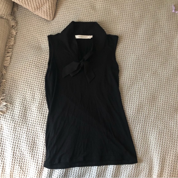 Simons Work Blouse Tie Front - Picture 4 of 8